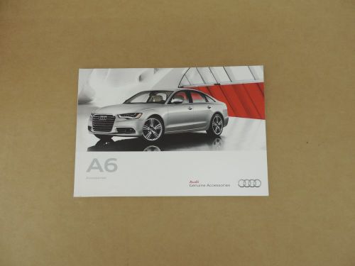 2012 audi a6 accessories brochure sales brochure dealer catalog