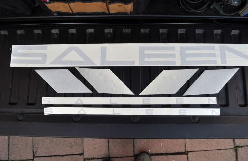 Saleen factory set silver stripes and fader chevrons mustangs