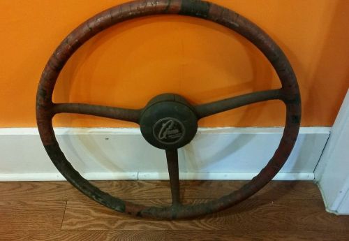 Steering wheel ross cam lever greyhound bus truck rat rod used