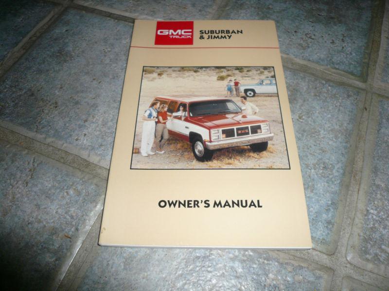 Find 1991 Gmc S 15 Jimmy Owners Manual In Fruitvale Texas Us For Us 699 3278