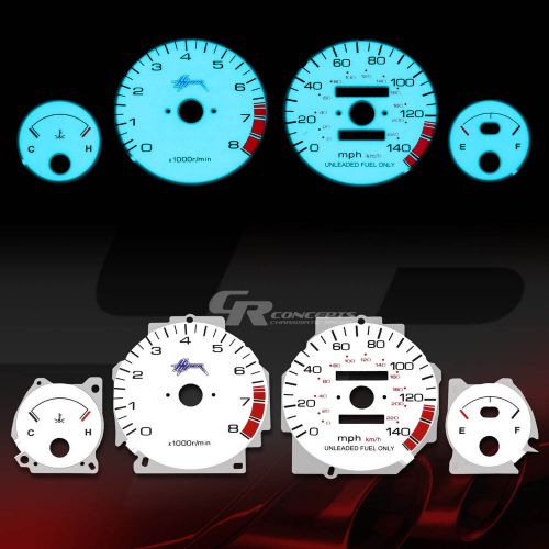 Indiglo glow gauge+harness el cover for 90-93 acura integra da db b18 rs ls gs