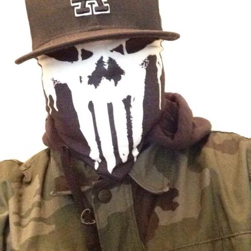 Big pun skull tube mask bandana multifunctical