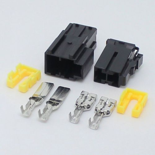 5sets - 9.5mm 2pin automotive connectors 80a big high amps car refit