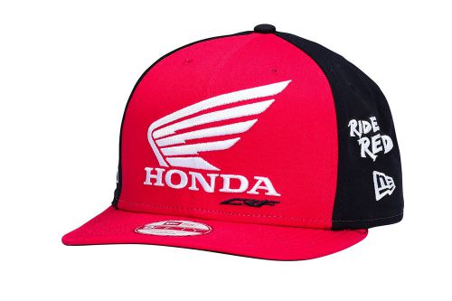 Troy lee designs 2016 team honda new era snapback hat red 737412430