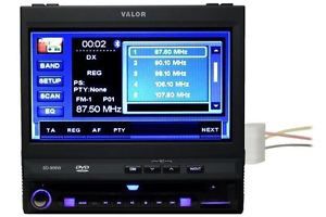 Valor sd-906w 7&#034; bluetooth touchscreen monitor dvd/ipod/usb/sd/cd audio receiver