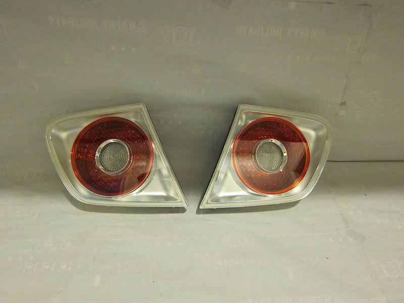 2010 volks jetta (lh & rh) silver trunk tail lights new