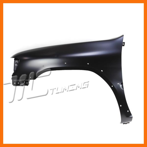 99-02 nissan pathfinder le fender driver left has flare&guard mldg holes