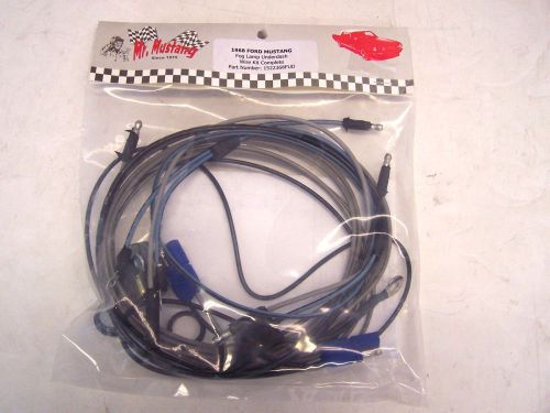 1968 mustang fog lamp underdash wiring kit complete