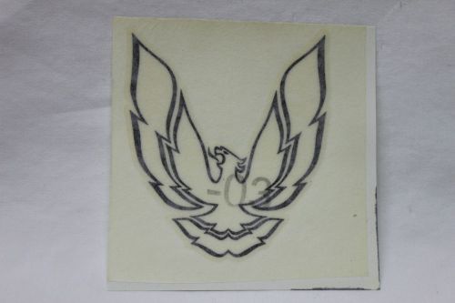 82-92 firebird/trans am sail panel phoenix bird decal black