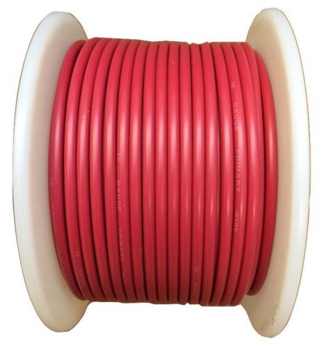 16 gauge red 100 ft primary awg wire stranded