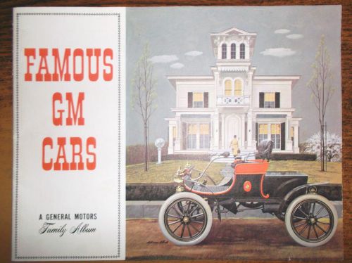 Famous gm cars; a general motors family album brochure published by gm in 1962