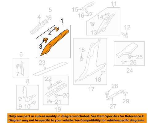 Lincoln ford oem 13-16 mkz interior-wndshld pillar trim right dp5z5403598ld