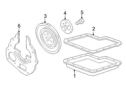 Ford oem auto trans oil pan gasket 7l5z7a191a image 2