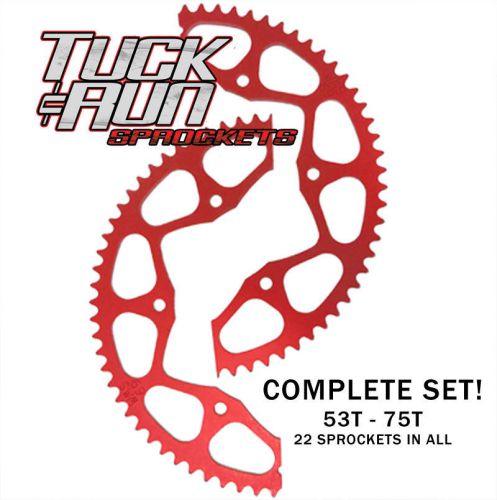 Complete set (53t thru 75t) #35 chain split sprocket racing go-kart tooth gear