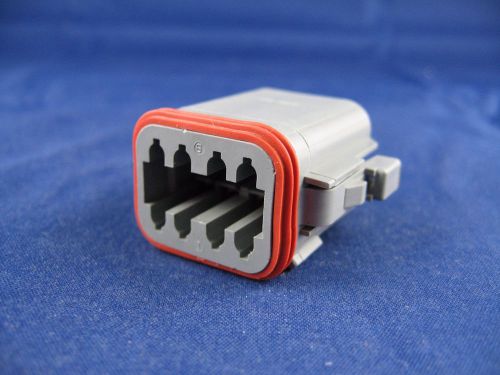 Deutsch connector, dt06-08s, 8-way, female, gray