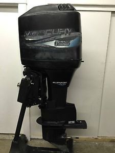 1999 mercury 125-hp 2 stroke outboard motor boat engine 25&#034; 115 150 90