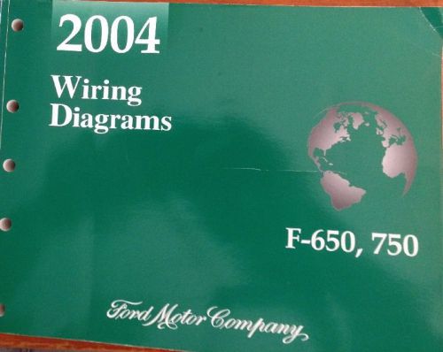 2004 original ford f 650 750 truck wiring diagram electrical  2004