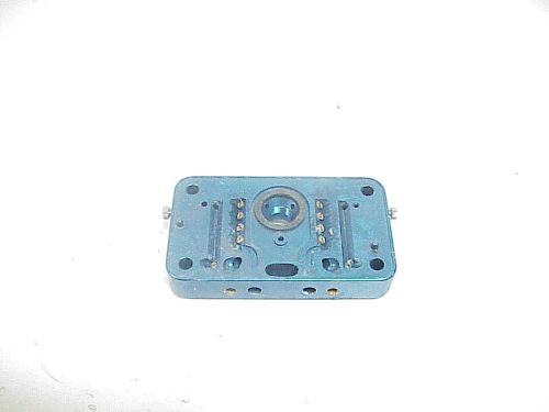 Blue billet aluminum holley carburetor metering block cs22 ihra drag nhra mudbog