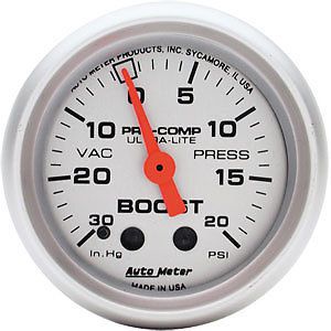 Autometer 4301 ultra-lite boost vacuum gauge