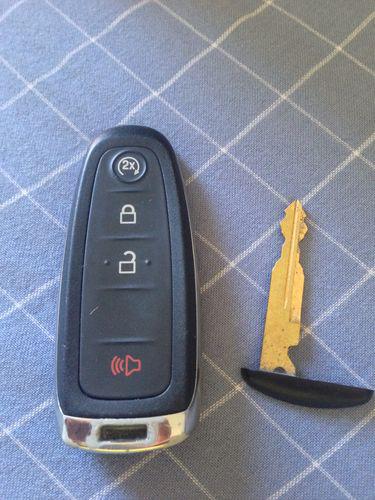 2011-2013 ford edge explorer flex 4 button smart key remote start keyless fob 