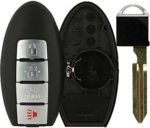 4 buttons remote key shell case uncut blank for nissan altima maxima 2007-2010