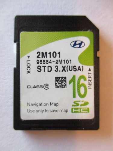 13 14 15 hyundai genesis coupe navigation gps sd card map oem 96554-2m101