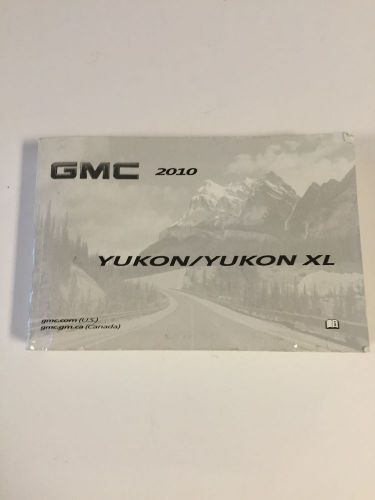 2010 gmc yukon/yukon xl owners manual