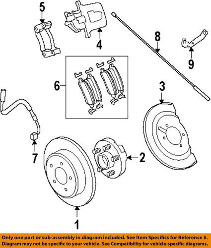 Mopar oem 4721996ab disc brake rotor-rotor