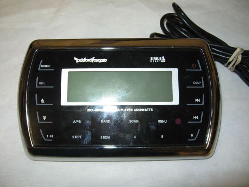 Rockford fosgate rfxmr5bb marine wired remote for rfx3000 am fm player