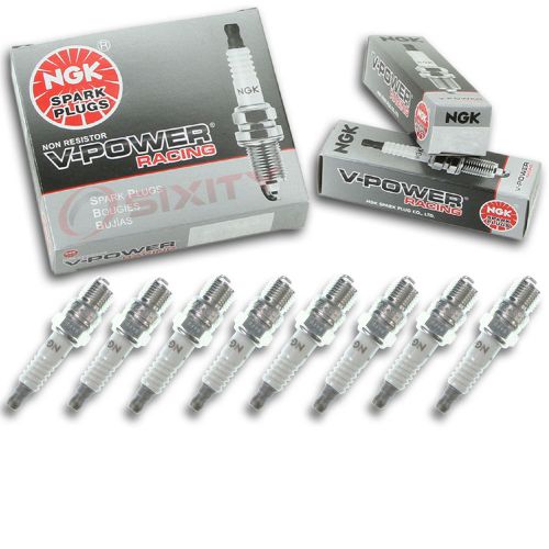 8pcs ngk 3249 v-power racing r5673-8 inboard marine spark plug tune up kit wr