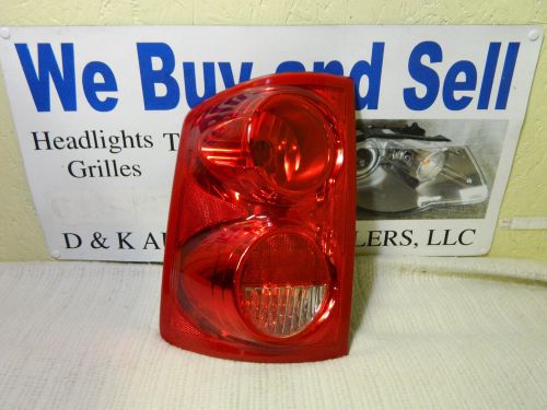 Dodge dakota 2005-2010 left/driver side oem tail light part # 55077605ad