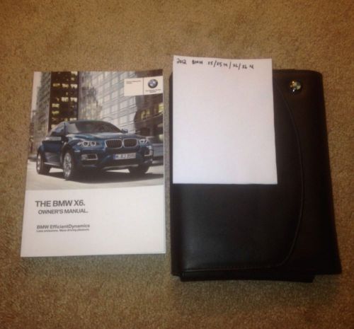 2013 bmw x5 / x5m / x6 / x6m owners manual