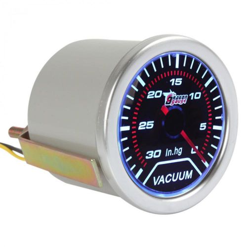 2&#034; 52mm 0 to 30 in.hg vacuum meter guage for auto car with led light display