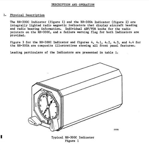 Rh-300a / fokker f27 radio magnetic indicator maintenance manual 2593191-801