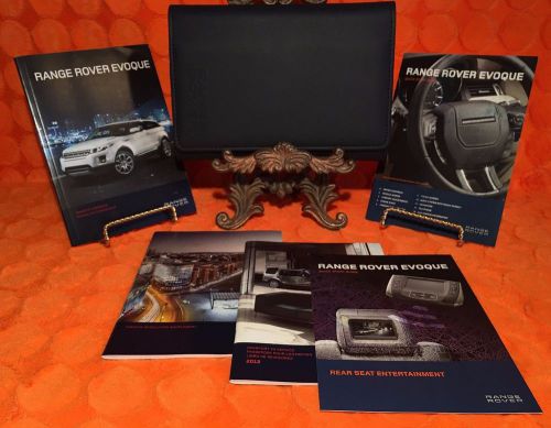 2012 range rover evoque owners manual user set 12◻pure prestige dynamic models◻