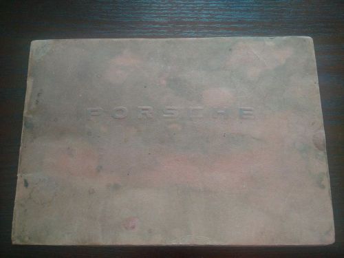 1952 1953 1954 porsche 356 pre-a drivers manual original owners oem prea pre a