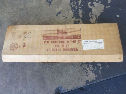 Vintage 1958 ford thunderbird radio antenna kit original box  ford t-bird rare