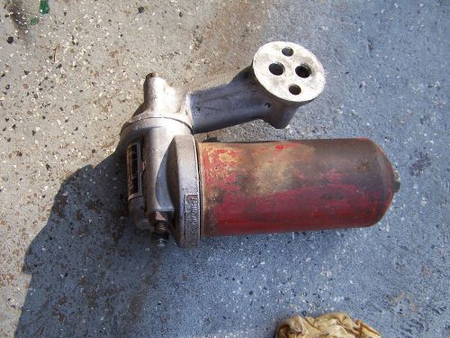 Austin healey 100 original oil filter housing assembly