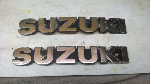 1980 80 suzuki gs850 gs 850 850g  fuel gas tank emblem decal oem set