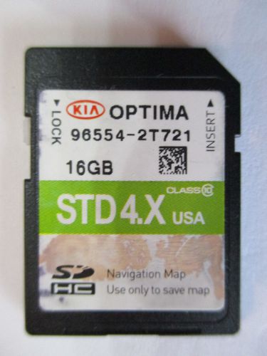 2014 2015 2016 kia optima navigation sd map data card part 96554-2t721 4x oem