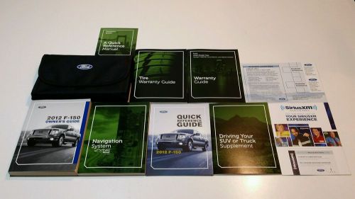 2012 ford f-150 navigation owners manual  platinum king ranch limited lariat fx4