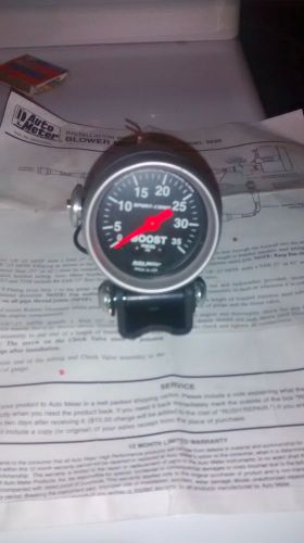 Auto meter 2616 z-series mechanical boost gauge 2 1/16&#034; turbo / blower 0-35 psi