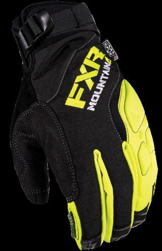Fxr mountain- attack lite winter gloves mens: small black/hi-vis  15624.70107