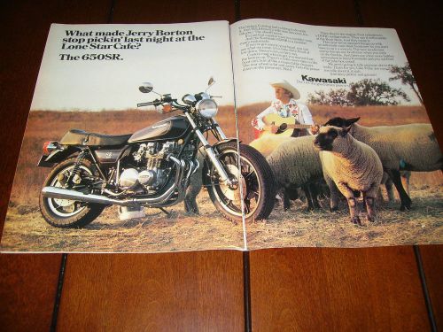 1979 kawasaki  650r   ***original 2 page  ad*** kz650