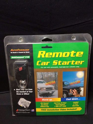 Autocommand remote car starter for automatic, fuel-injected vehicles (20921)