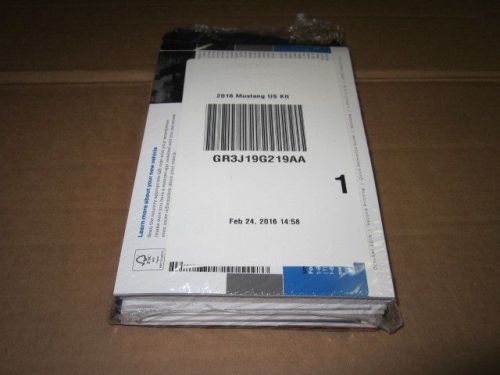 2016 ford mustang owners manual  sealed   (oem)      - j3044