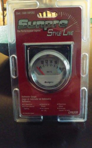 Sunpro voltmeter gauge cp 88205