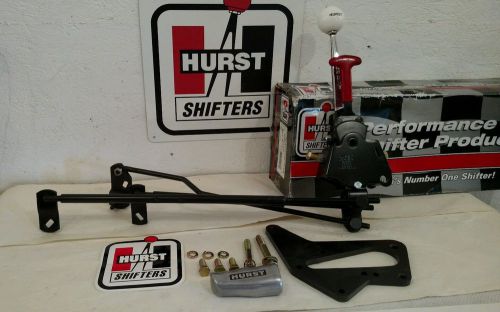 Complete hurst competition plus w push down reverse for ford top loader trans.