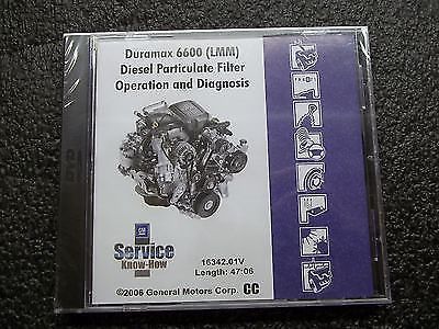 2007 gmc chevrolet truck 6600 duramax diesel particulate filter training dvd lmm