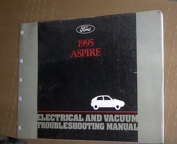 1995 ford aspire  electrical vacuum troubleshooting evtm manual